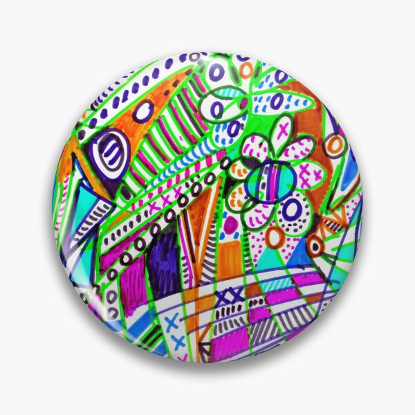 Ubiquitous színezett heresy (contemporary art) Pin