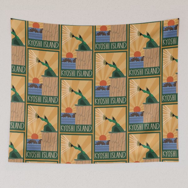 Item preview, Kyoshi Island Print w/ the Unagi designed and sold by laughingplace55.