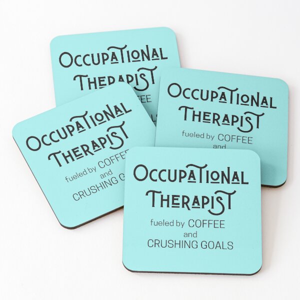 Artikelvorschau, Lustiges Ergotherapie-Kaffee-Design für Ergotherapeuten und OT-Studenten entworfen und verkauft von Hopscotch Shop Designs.