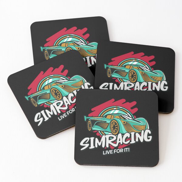 Item preview, Simracing - Live For It! designed and sold by MoonsmileProd.