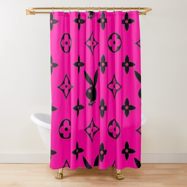 barbie dream house shower curtain