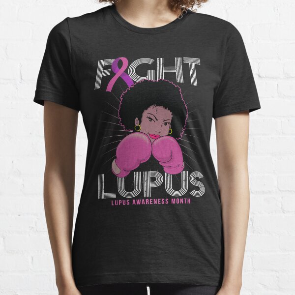Fight Lupus Awareness Month Purple Ribbon Women Essential T-Shirt