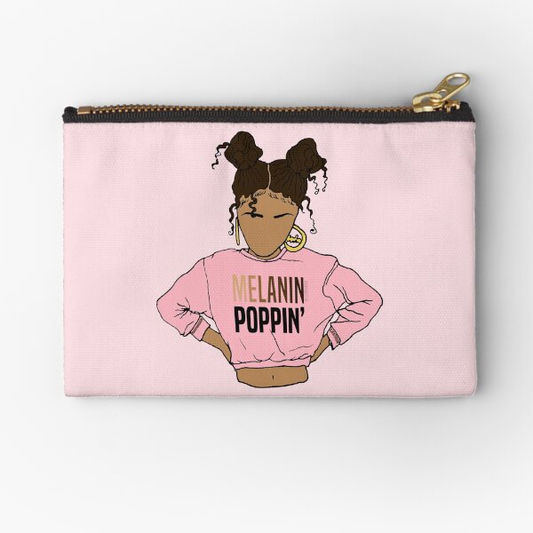 2BUNZ (MELANIN POPPIN') ABA Zipper Pouch
