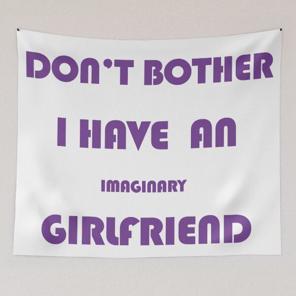 Item preview, imaginary girlfriend designed and sold by LPDesignsUK.