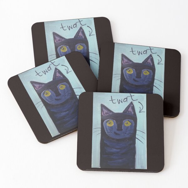 Item preview, Twat Cat #2 designed and sold by Monster-Nip.