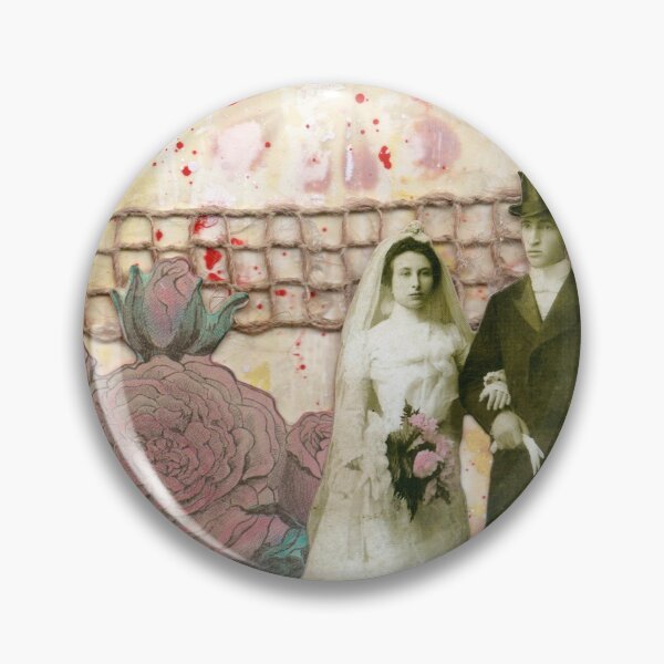 Item preview, Wedding Rose Art Journal Mixed Media Collage designed and sold by peonypours.