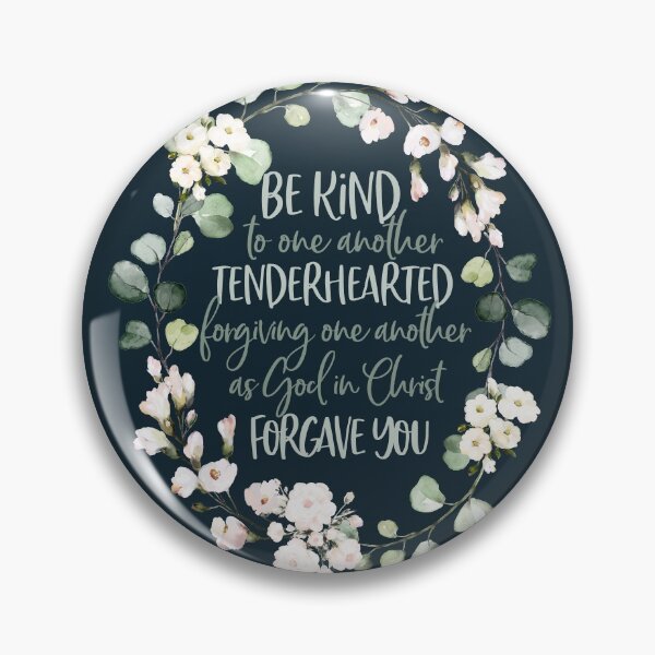Item preview, Ephesians 4:32 Be Kind to One Another - Christian Wreath Design designed and sold by palmsandprints2.