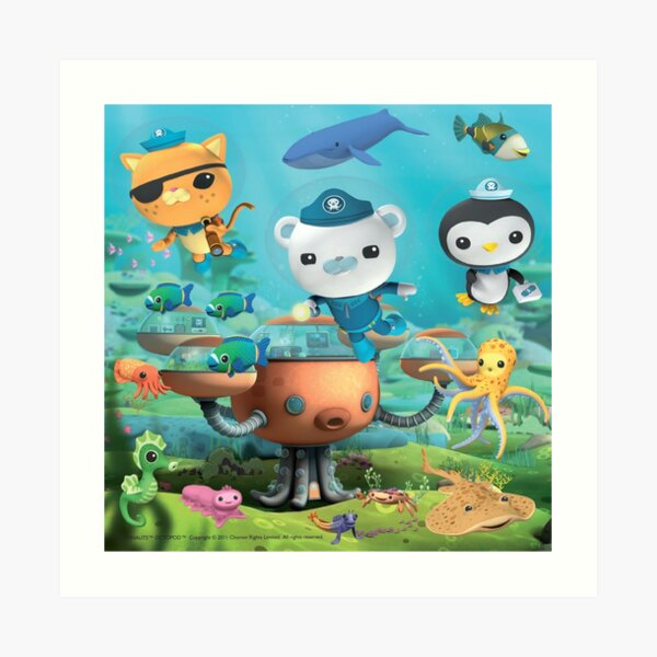 Octonauts Crew Art Print