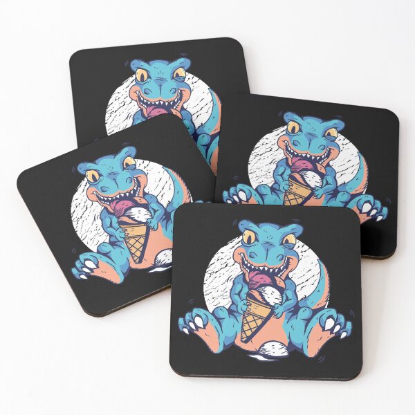 Item preview, Dinosaur Eating Ice Cream designed and sold by DavinciStore21.