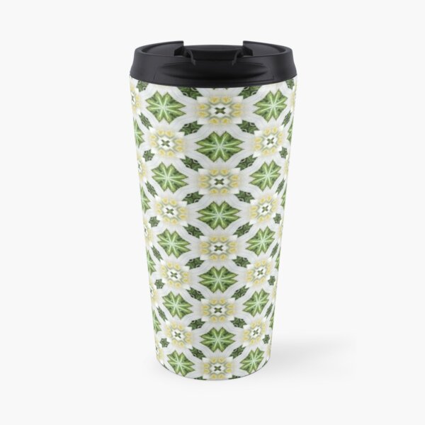 Key Lime Kaleidoscope Travel Coffee Mug