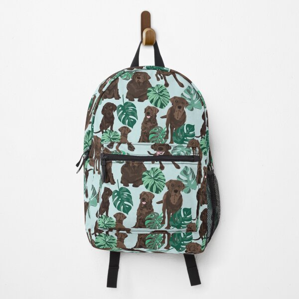Item preview, Chocolate Lab Tropical designed and sold by ArtofACoonhound.