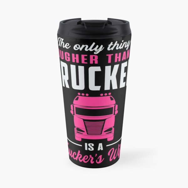 "LKW Fahrer Ehefrau Frau Partnerin Cool Spruch Geschenk" Kaffee
