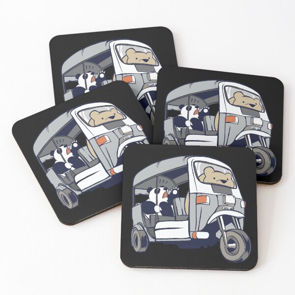 Item preview, Cute Animals With Tuk Tuk designed and sold by DavinciStore21.