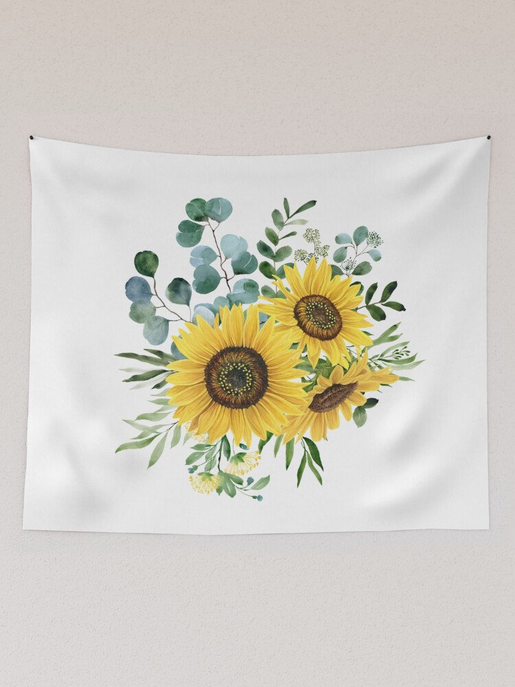 Sunflowers tapestry hot sale