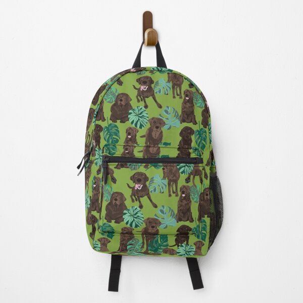 Item preview, chocolate Labrador tropical designed and sold by ArtofACoonhound.