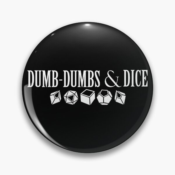 Item preview, Dumb-Dumbs & Dice (White) designed and sold by Dumb-Dumbs & Dice.