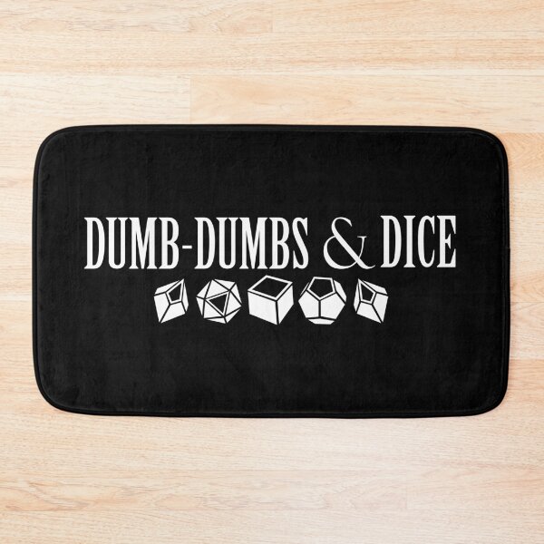 Item preview, Dumb-Dumbs & Dice (White) designed and sold by Dumb-Dumbs & Dice.