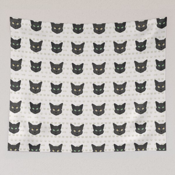 Item preview, Cute cartoon Bombay kitten and cat face. designed and sold by Limolida.