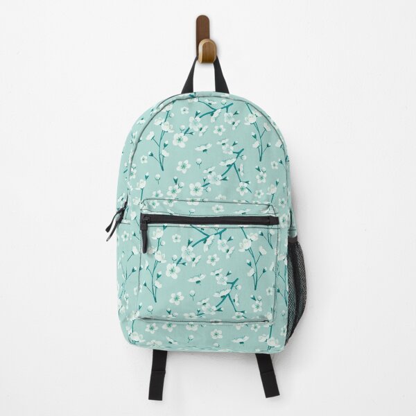 Item preview, Teal cherry blossom in garden designed and sold by Katbydesign.