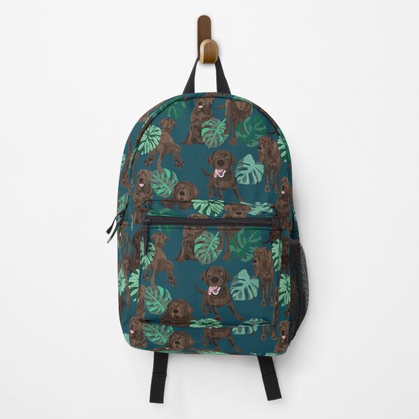 Item preview, Chocolate Labrador Tropical designed and sold by ArtofACoonhound.