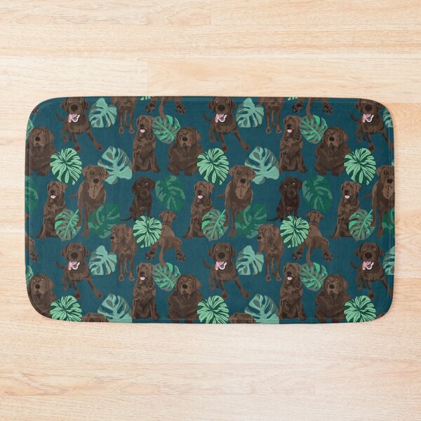 Item preview, Chocolate Labrador Tropical designed and sold by ArtofACoonhound.