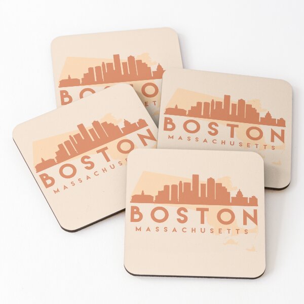 Item preview,  Massachusetts make up this amazing art piece. A great gift for anybody that has love for this city. designed and sold by deificusArt.