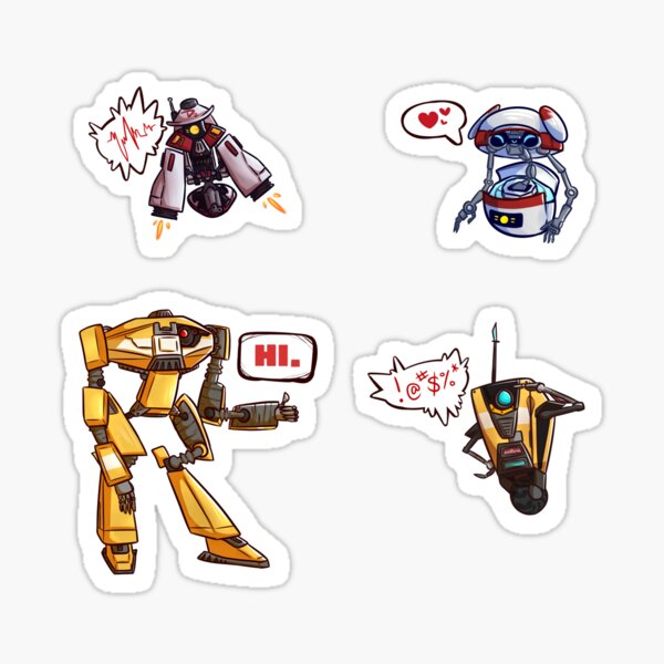 Item preview, Borderlands Bots designed and sold by atlasofgalaxies.