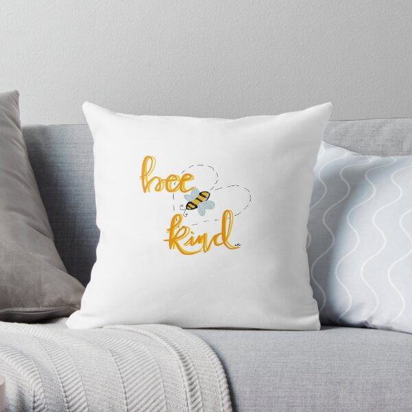 Bee Kind Throw Pillow
