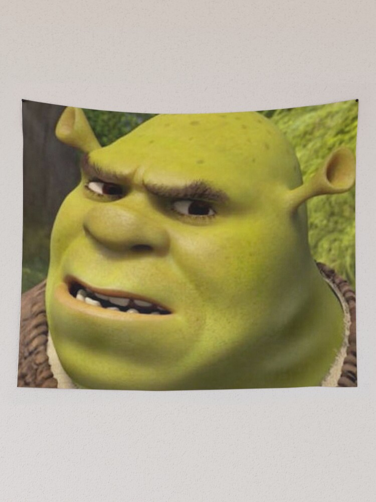 Shrek meme face - Shrek - Tapestry