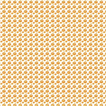 Artwork thumbnail, shell pattern orange by repeatpattern