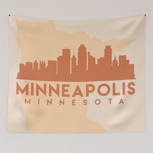 Item preview,  Minnesota make up this amazing art piece. A great gift for anybody that has love for this city. designed and sold by deificusArt.