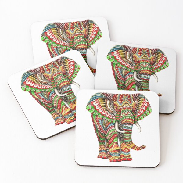 Item preview, mandala elephant designed and sold by Fine Art California.