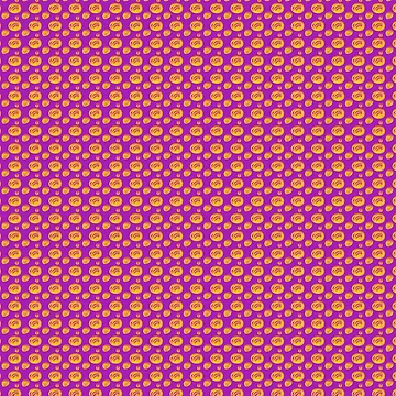 Artwork thumbnail, shell pattern yellow by repeatpattern