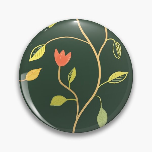 Aperçu de l'œuvre Verdure florale et tulipes rouges créée et vendue par AxRiiseDesign.