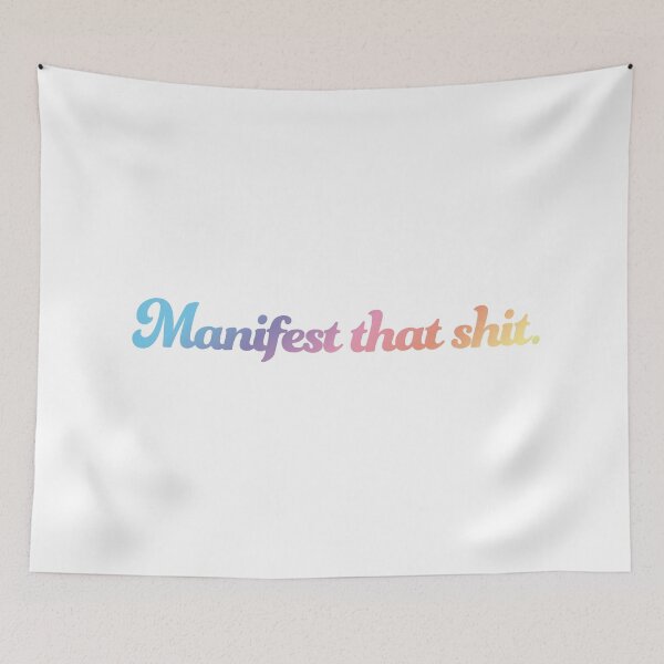 Item preview, Manifest That Shit (rainbow) designed and sold by selloutsupply.
