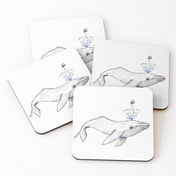 Item preview, Top Hat Whale designed and sold by GraceMaust.