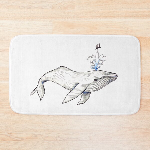 Item preview, Top Hat Whale designed and sold by GraceMaust.