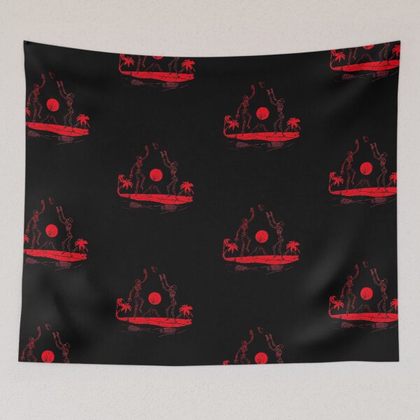 Item preview, Funny Skeletons Playing on the Beach  designed and sold by ThrowBack-Clot.