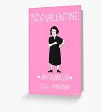 Ayn Rand Greeting Card