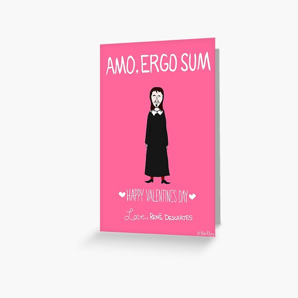 René Descartes Greeting Card