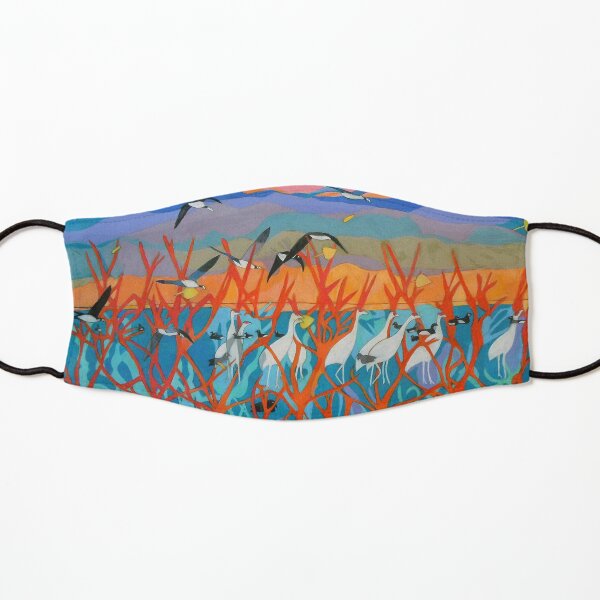 Nine Leaves in the Wind Kids Mask