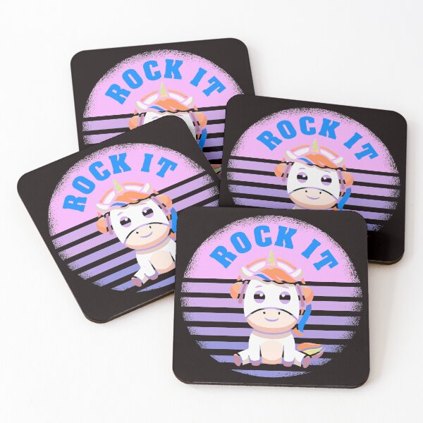 Item preview, Rock unicorn cute death metal designed and sold by Imutobi.