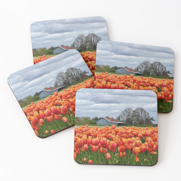 Item preview, Tulips and Old Barn designed and sold by Karen  Rubeiz.