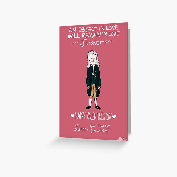 Sir Isaac Newton Greeting Card