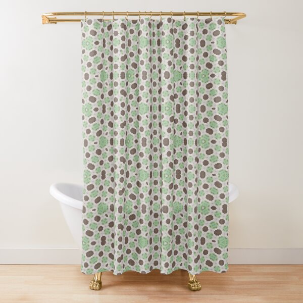 Key Lime Explosion Shower Curtain