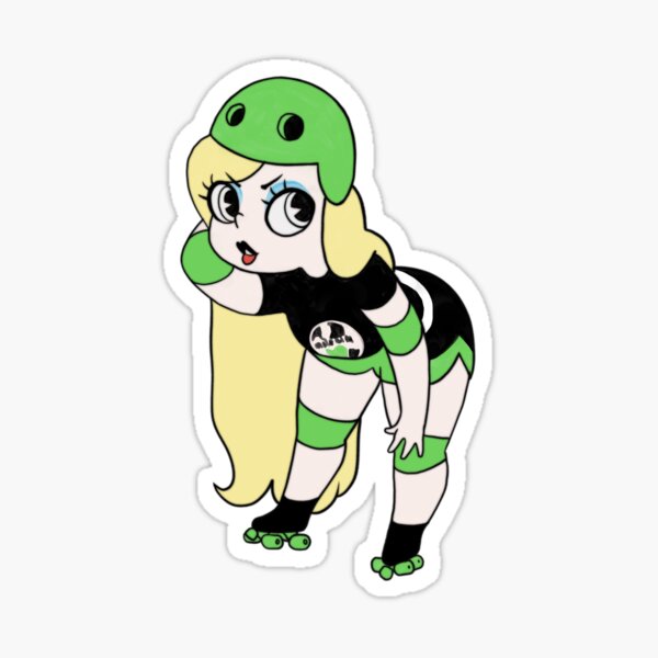 Power Rough Girl Version 2 Sticker