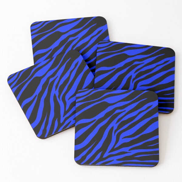 Item preview, blue zebra  designed and sold by Gossip Rag.