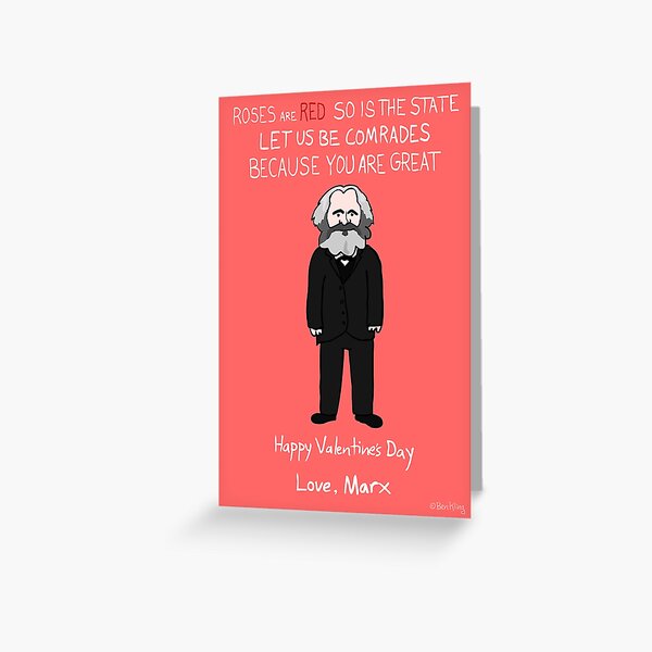 Karl Marx Greeting Card