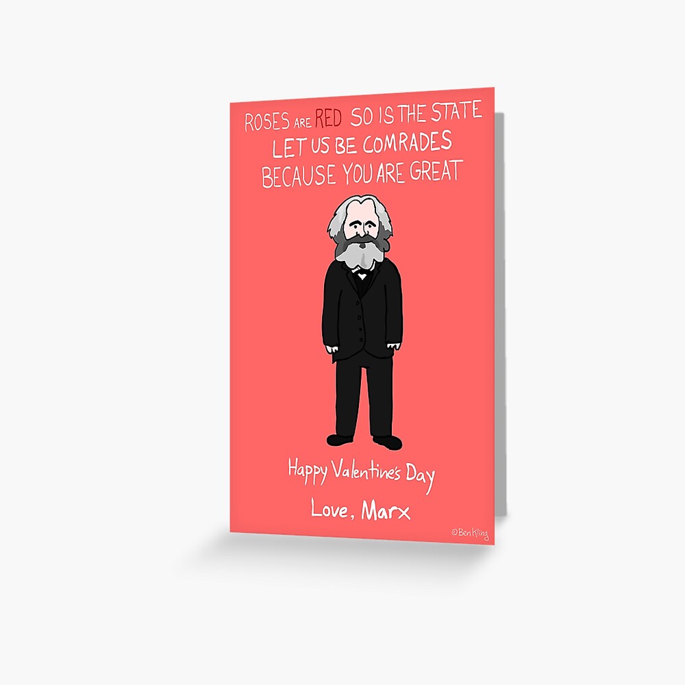 Karl Marx Greeting Card