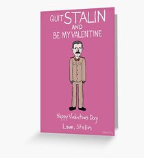 Josef Stalin Greeting Card